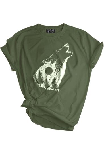 Store Unısex Baskılı Outdoor Tshirt Normal Kalıp Tişört