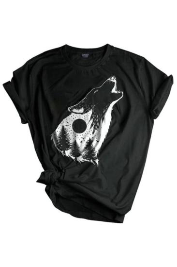 Store Unısex Baskılı Outdoor Tshirt Normal Kalıp Tişört