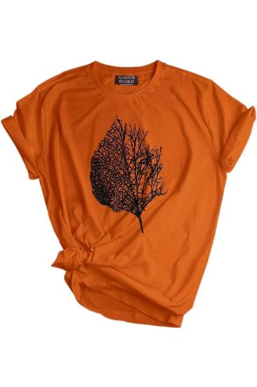 Store Unisex Baskılı Tişört Outdoor Normal Kalıp Tshirt