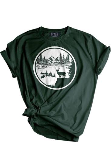 Unisex Baskılı Outdoor Normal Kalıp Tişört