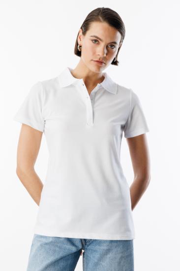 Kadın Basic Polo Yaka Tişört KADIN-POLOYAKA