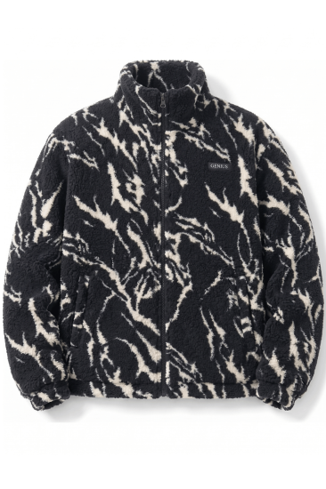 Oversize Peluş Erkek İçi Polarlı Tam Fermuarlı Sherpa Sonbahar Kış Kadın Polar Sweatshirt OVERSIZE-PELUS-Dalmaçyalı