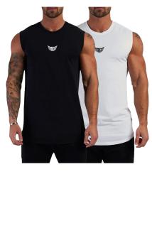 Erkek Nem Emici Hızlı Kuruma Atletik Teknik Performans Sporcu Sıfır Kol T-shirt MG-ATLET2