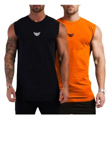 Erkek Nem Emici Hızlı Kuruma Atletik Teknik Performans Sporcu Sıfır Kol T-shirt MG-ATLET2