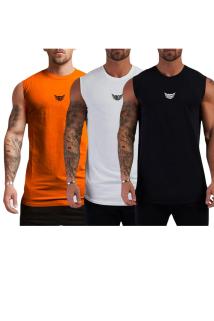 Erkek Nem Emici Hızlı Kuruma Atletik Teknik Performans Sporcu Sıfır Kol T-shirt MG-ATLET3