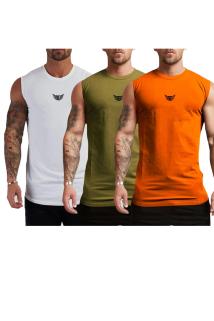 Erkek Nem Emici Hızlı Kuruma Atletik Teknik Performans Sporcu Sıfır Kol T-shirt MG-ATLET3