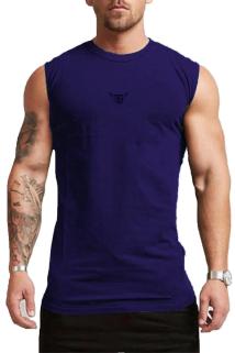 Erkek Nem Emici Hızlı Kuruma Atletik Teknik Performans Sporcu Sıfır Kol T-shirt MG-ATLET