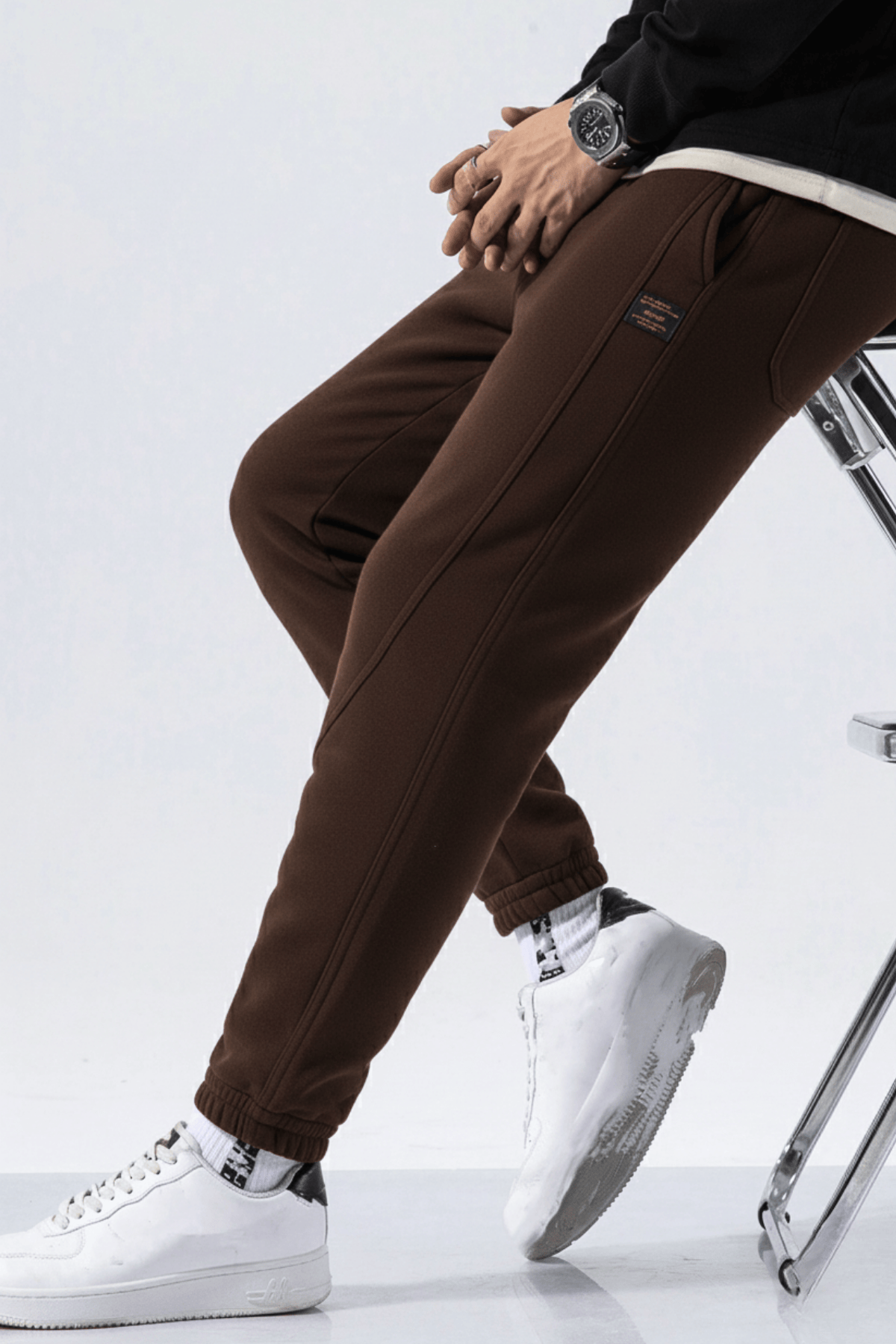 Genıus%20Store%20Erkek%20Eşofman%20İçi%20Polarlı%20Bağcıklı%20Bel%20Jogger%20Spor%20Eşofman%20Altı%20SPOR-ESF01-Kahverengi