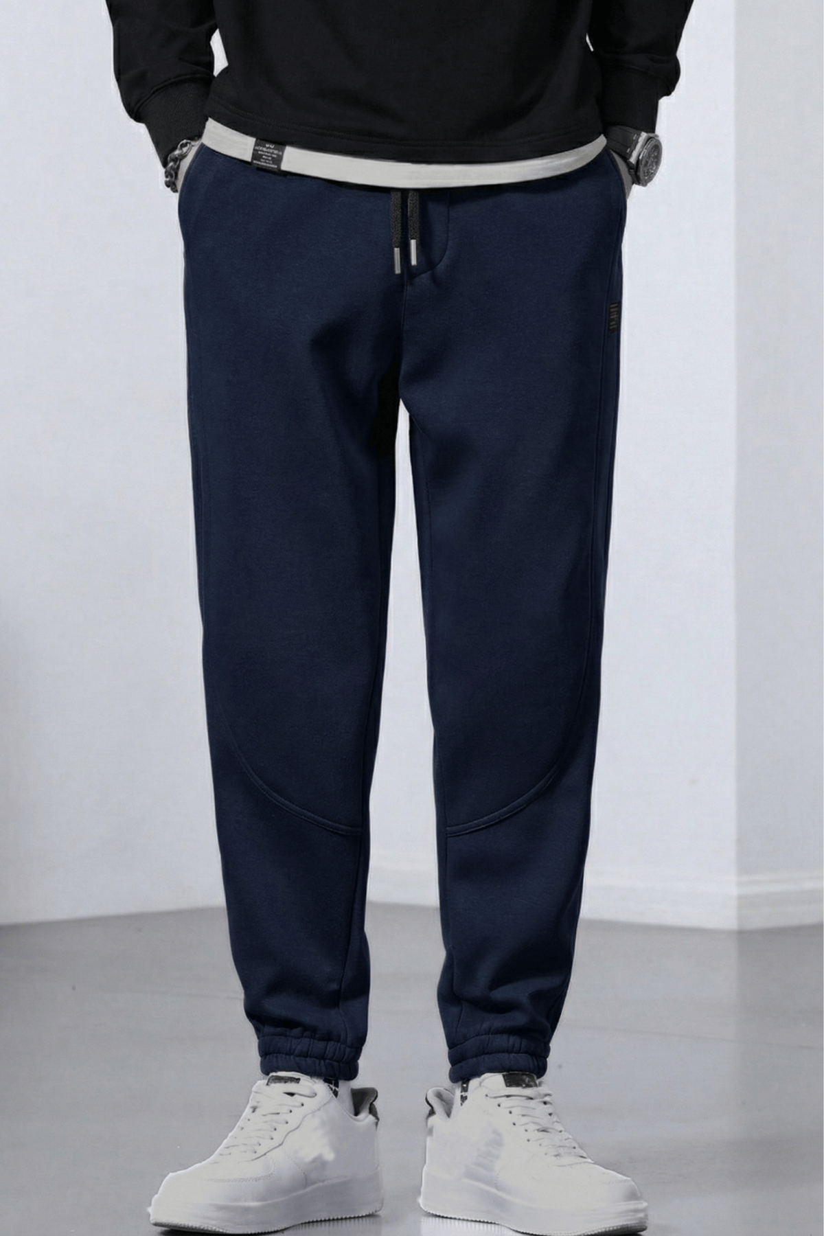 Genıus%20Store%20Erkek%20Eşofman%20İçi%20Polarlı%20Bağcıklı%20Bel%20Jogger%20Spor%20Eşofman%20Altı%20SPOR-ESF001-Lacivert