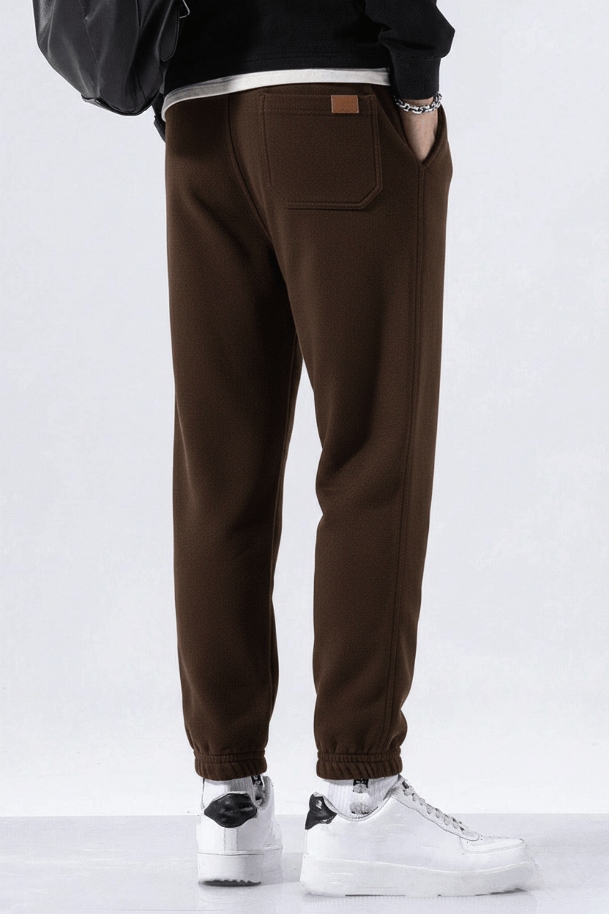 Genıus%20Store%20Erkek%20Eşofman%20İçi%20Polarlı%20Bağcıklı%20Bel%20Jogger%20Spor%20Eşofman%20Altı%20SPOR-ESF01-Kahverengi