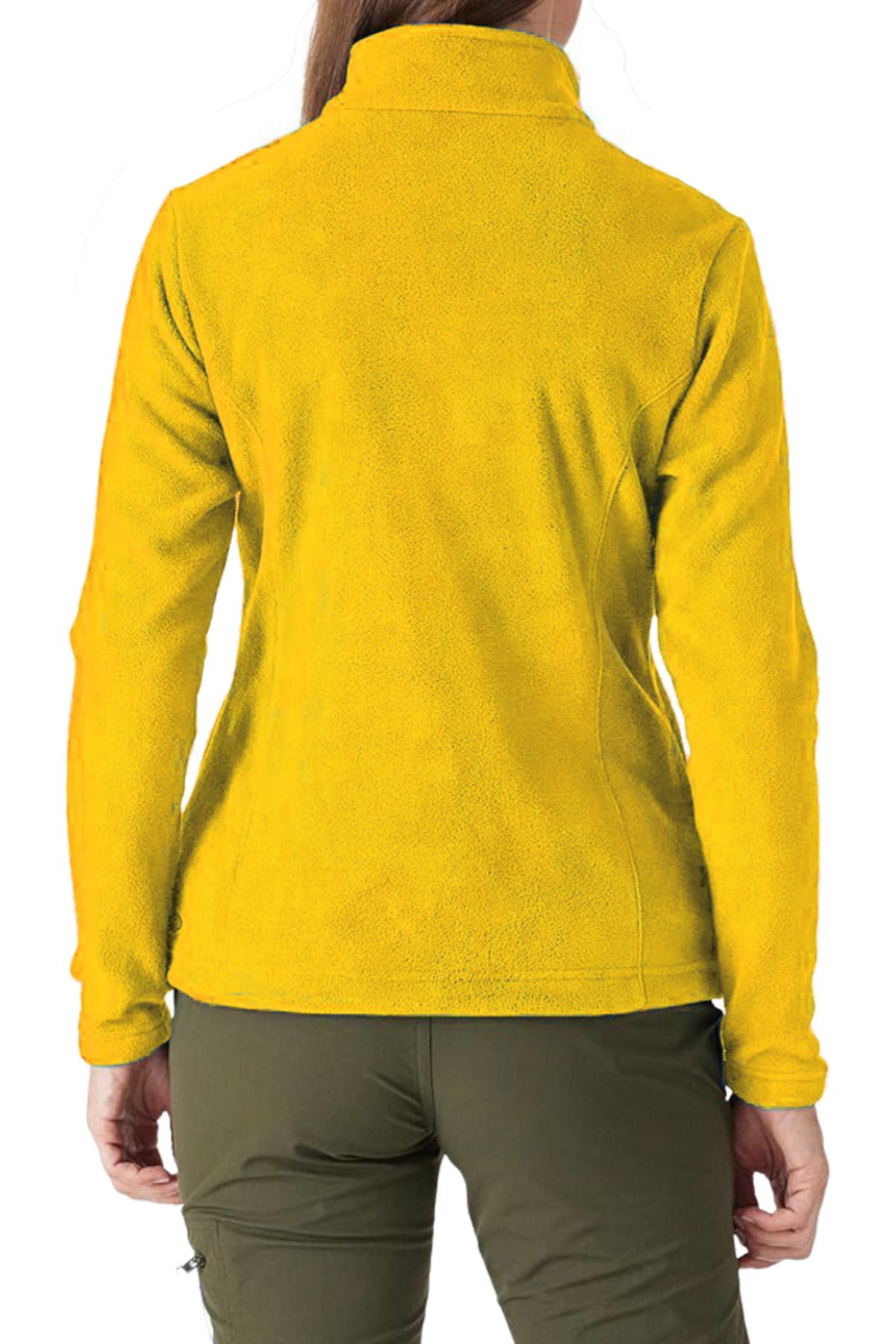 GENIUS%20Kadın%20Tam%20Fermuarlı%20Kalın%20Outdoor%20Polar%20Ceket%20RENKLİ-TAM