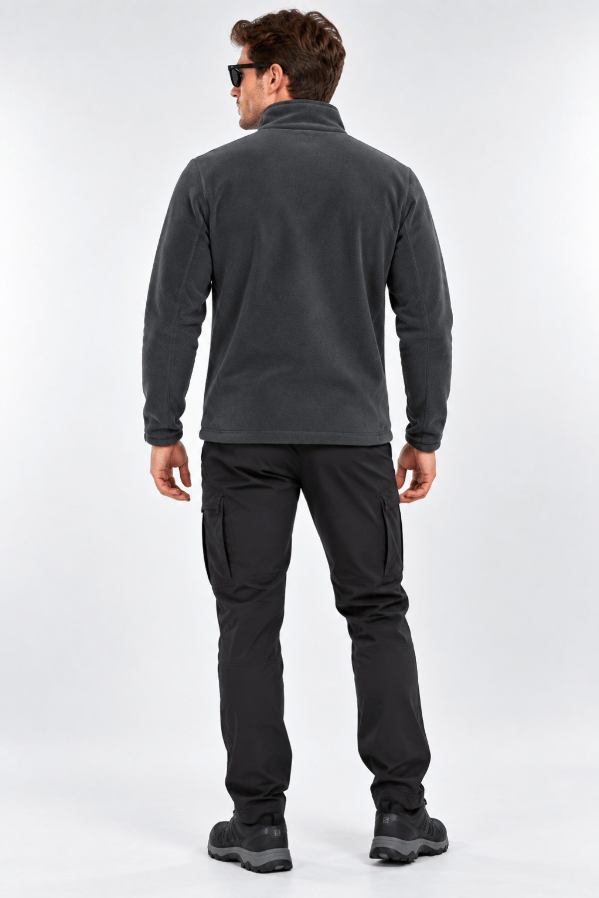 Unisex%20Polar%20Tam%20Fermuarlı%203%20Cepli%20Tüylenme%20Yapmaz%20Soğuğa%20Karşı%20Dayanaklı%20Spor%20Erkek-Kadın%20Polar%20Tekli-Füme