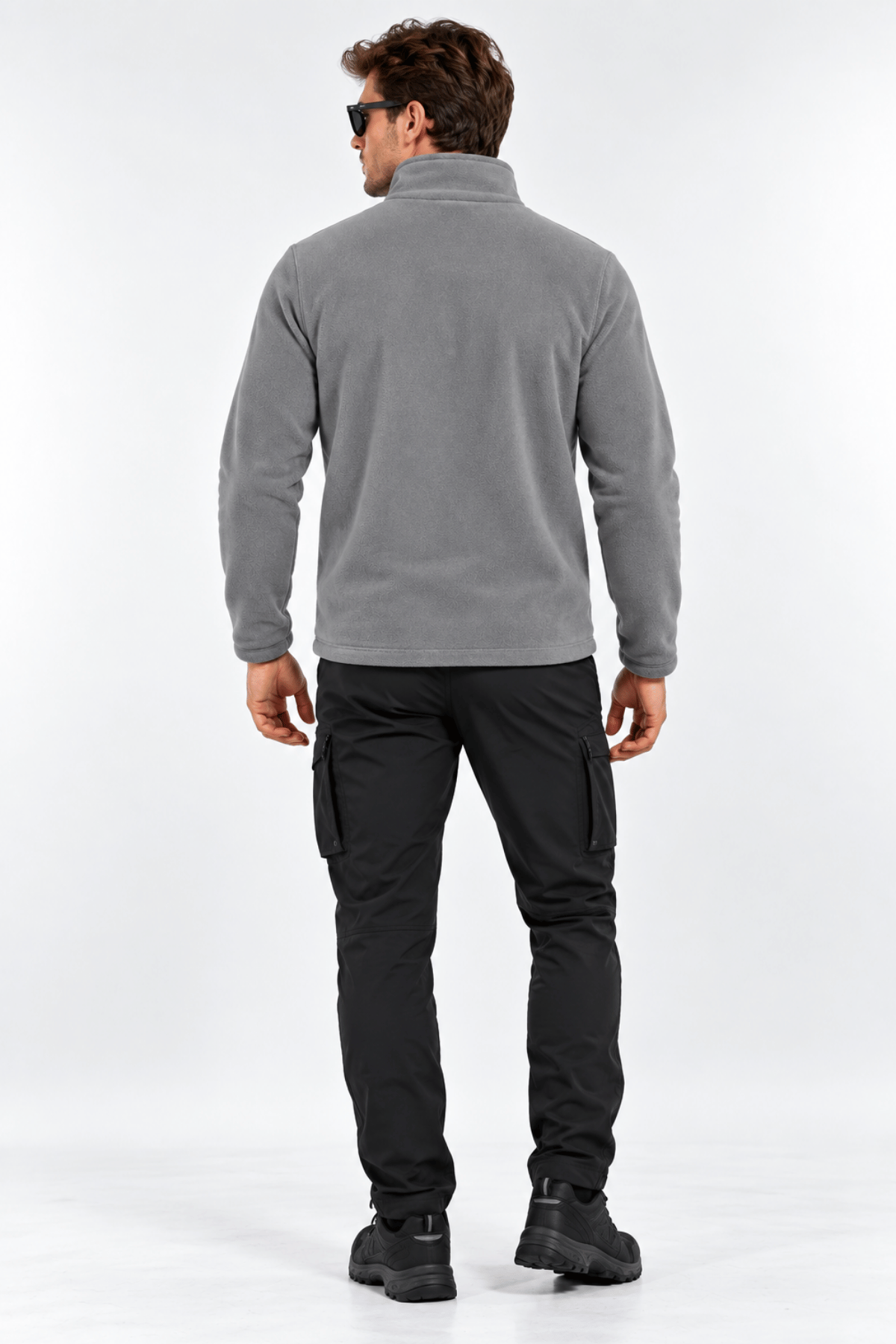 Unisex%20Polar%20Tam%20Fermuarlı%203%20Cepli%20Tüylenme%20Yapmaz%20Soğuğa%20Karşı%20Dayanaklı%20Spor%20Erkek-Kadın%20Polar%20Tekli-Gri
