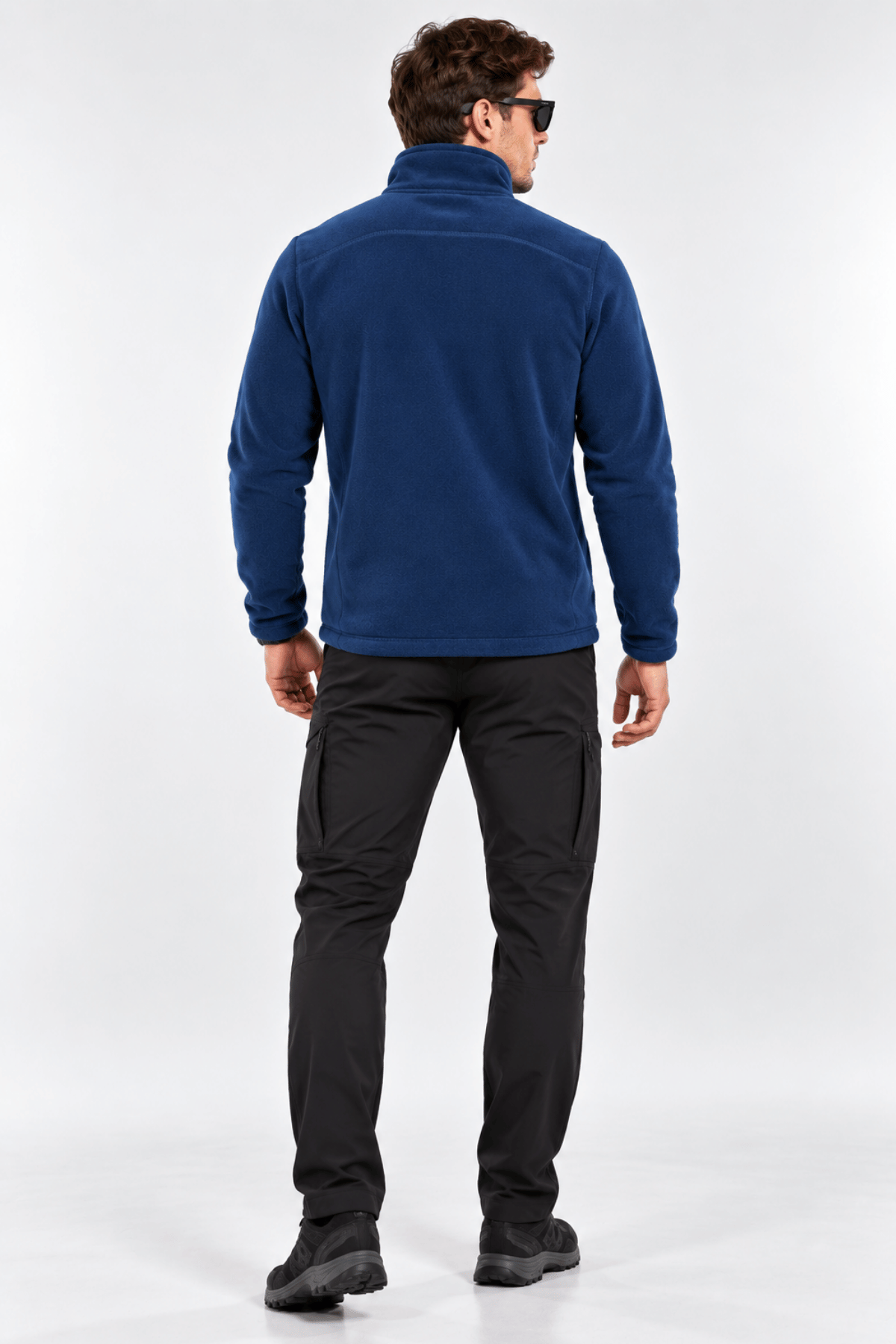 Unisex%20Polar%20Tam%20Fermuarlı%203%20Cepli%20Tüylenme%20Yapmaz%20Soğuğa%20Karşı%20Dayanaklı%20Spor%20Erkek-Kadın%20Polar%20Tekli-İndigo