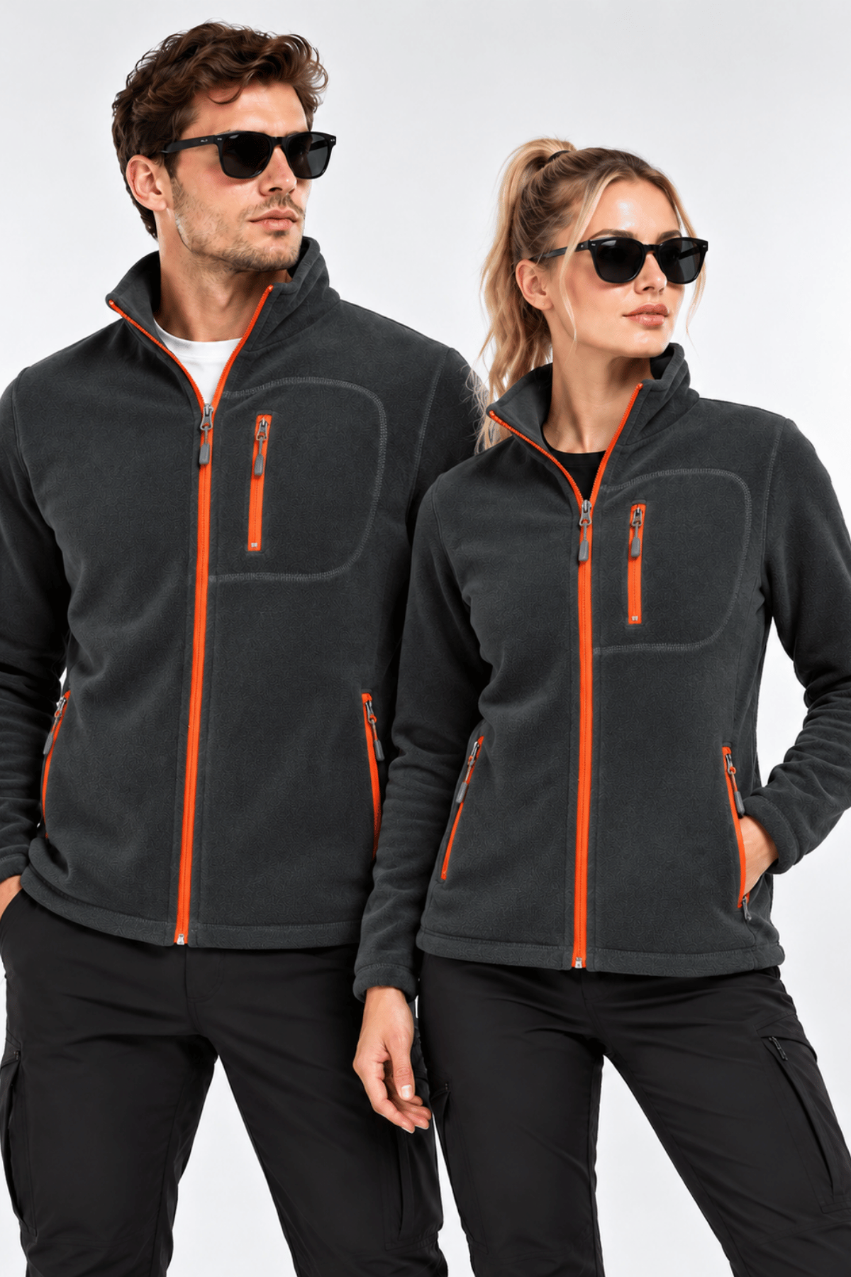 Unisex%20Polar%20Tam%20Fermuarlı%203%20Cepli%20Tüylenme%20Yapmaz%20Soğuğa%20Karşı%20Dayanaklı%20Spor%20Erkek-Kadın%20Polar%20Tekli-Füme