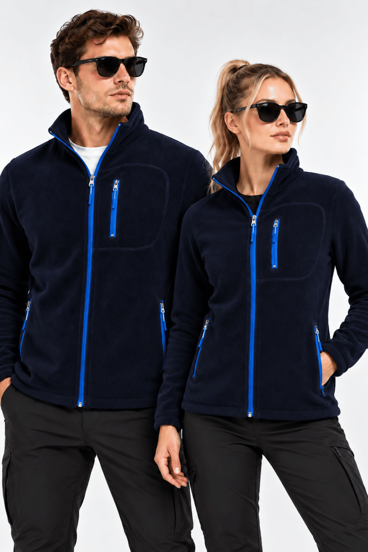 Unisex%20Polar%20Tam%20Fermuarlı%203%20Cepli%20Tüylenme%20Yapmaz%20Soğuğa%20Karşı%20Dayanaklı%20Spor%20Erkek-Kadın%20Polar%20Tekli-Lacivert