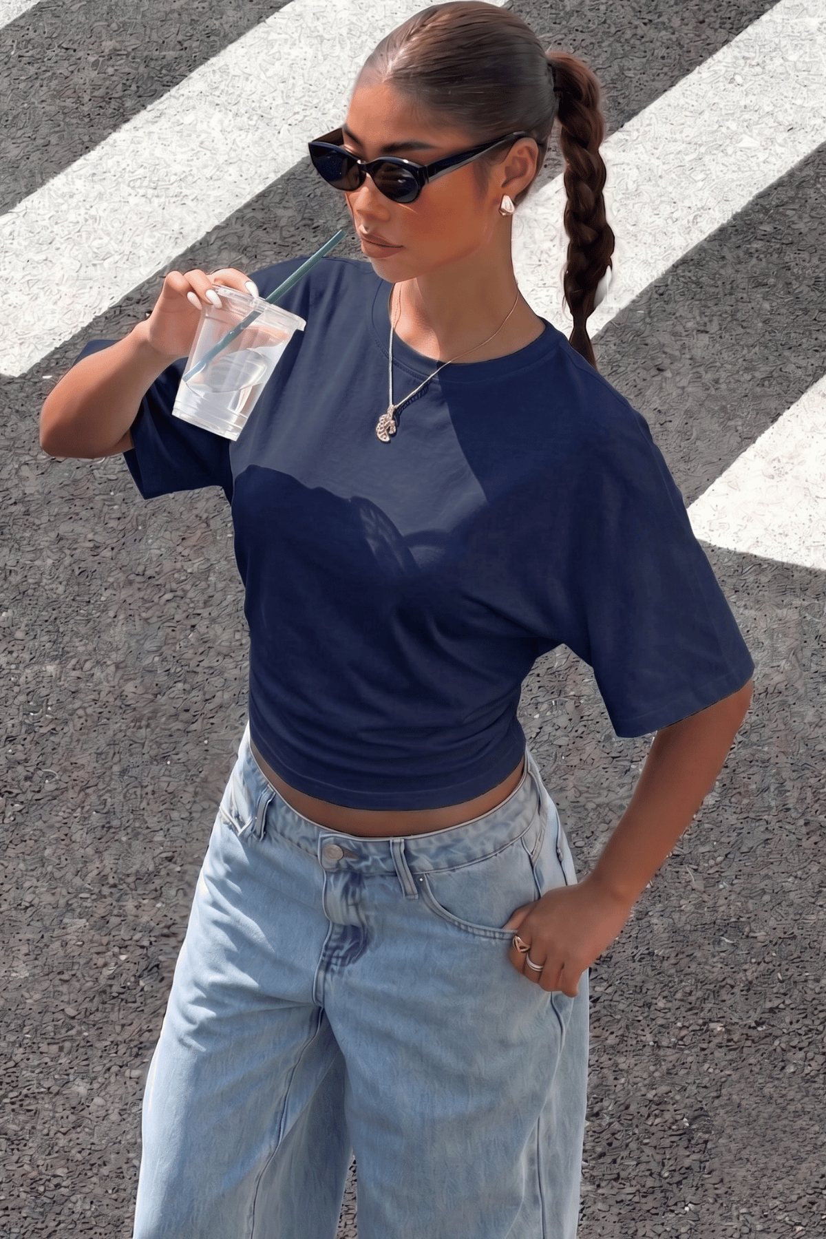 Kadın%20Bele%20Oturan%20Geniş%20Kollu%20Bluz%20Yarasa%20Kol%20Siyah%20Bluz%20YARASA-BLUZ-Lacivert