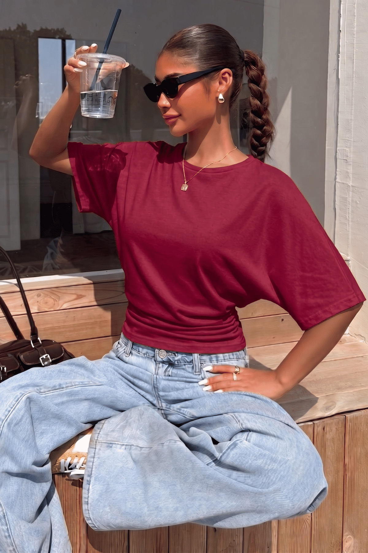 Kadın%20Bele%20Oturan%20Geniş%20Kollu%20Bluz%20Yarasa%20Kol%20Siyah%20Bluz%20YARASA-BLUZ-Bordo