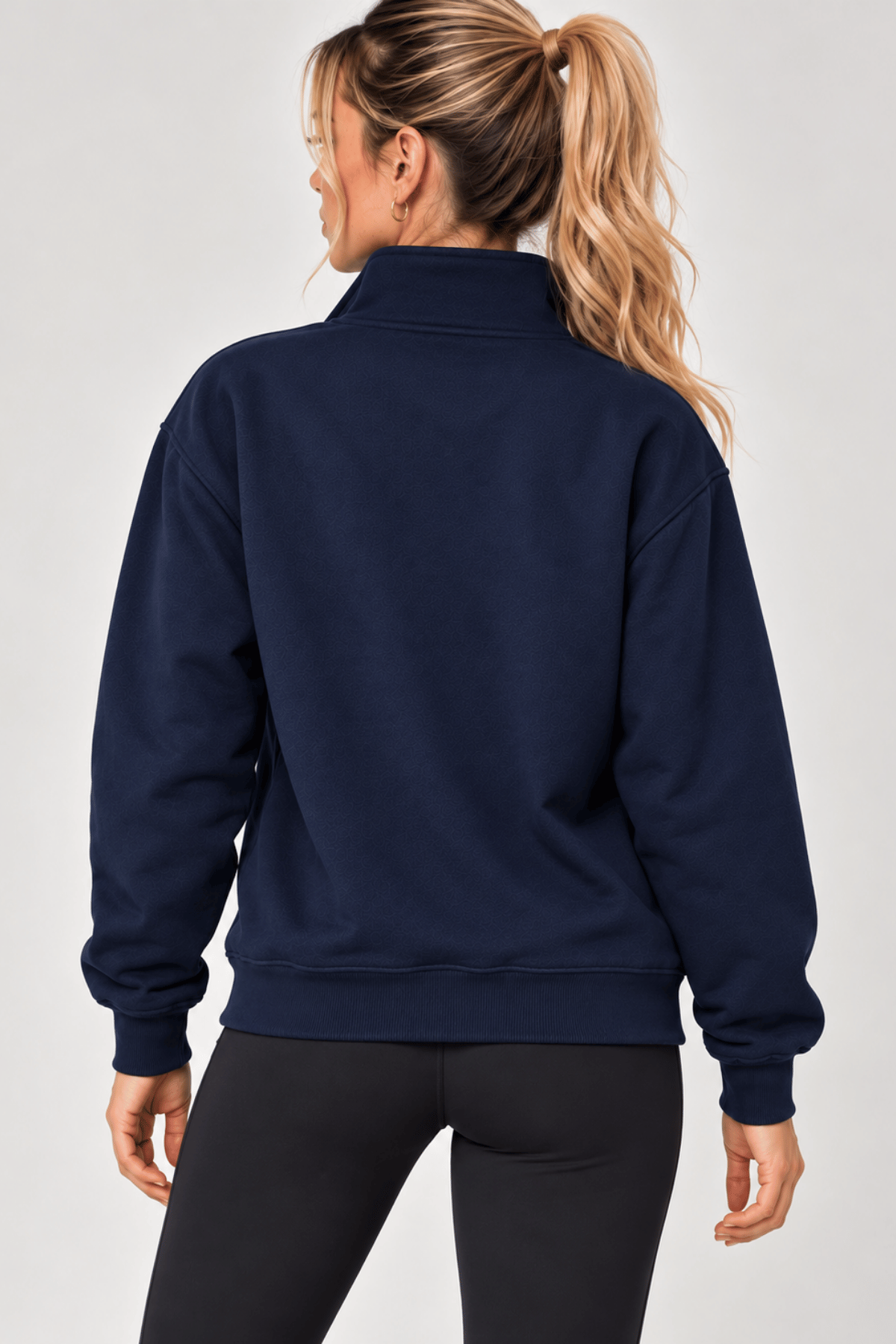 Kadın%20Sweatshirt%20Dik%20Yaka%20Yarım%20Fermuarlı%20Oversize%20Kalıp%20İçi%20Polarlı%20Spor%20Sweatshirt%20YARIM-KADINSWEAT-Lacivert